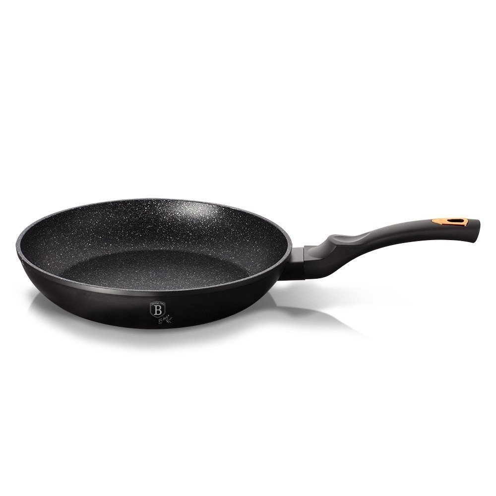 GRANITINĖ KEPTUVĖ 28 cm BERLINGER HAUS BLACK ROSE BH-1635-Akmens masės keptuvės BerlingerHaus-Keptuvės BerlingerHaus-internetu-g