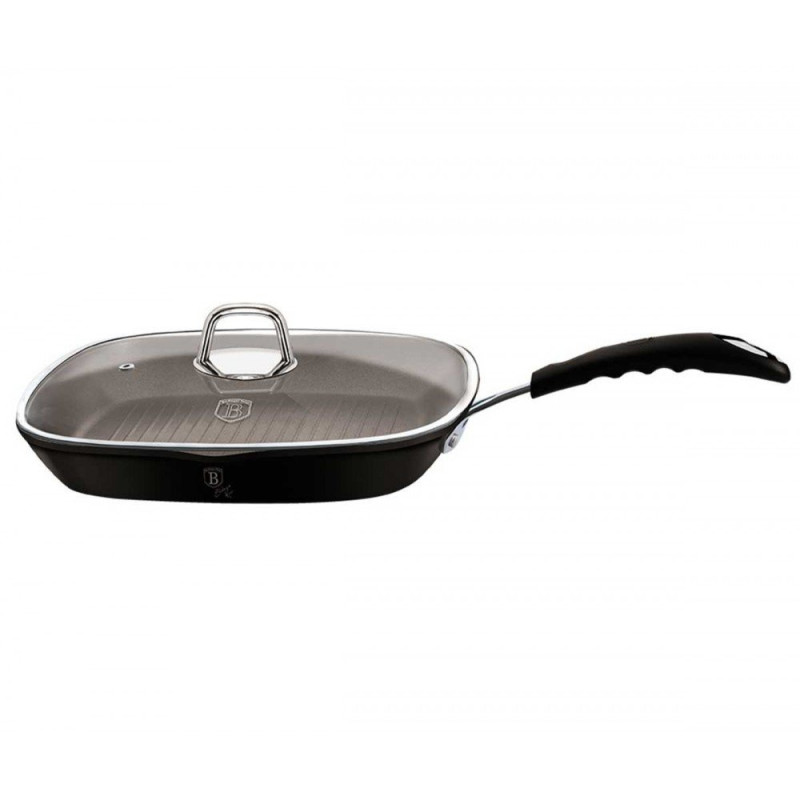 AKMENS MASĖS GRILL KEPTUVĖ 28cm BERLINGERHAUS BH-6130-Grill keptuvės BerlingerHaus-Keptuvės BerlingerHaus-internetu-gera-kaina