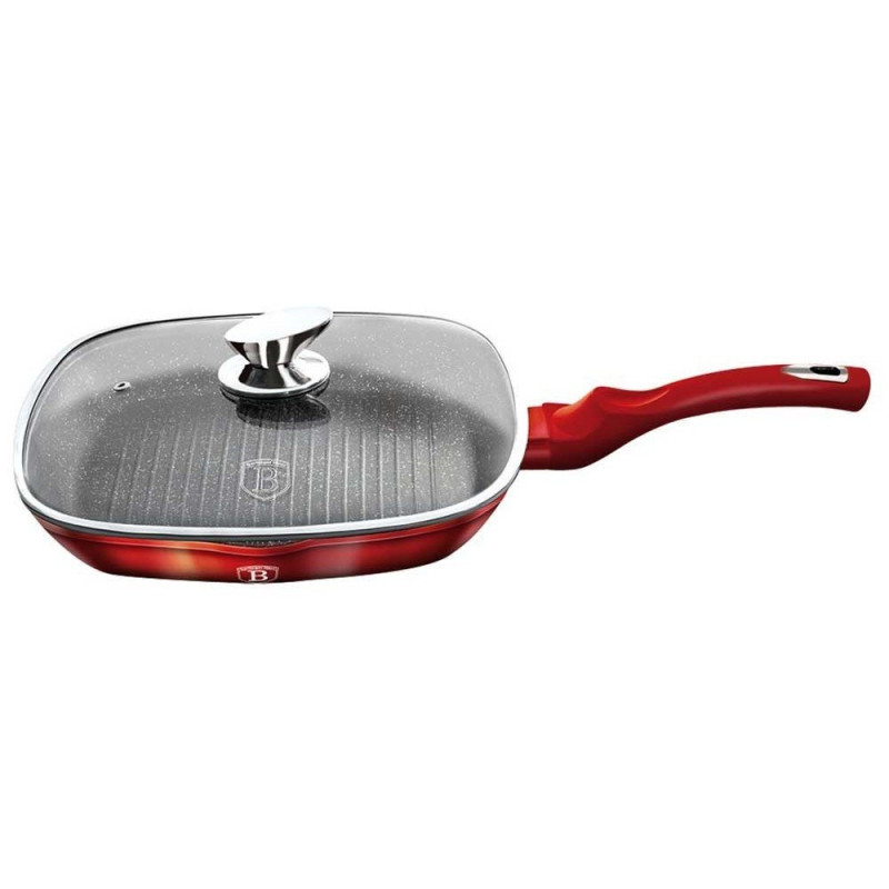 Akmens Masės Grill Keptuvė BERLINGERHAUS 28cm-Grill keptuvės BerlingerHaus-Keptuvės BerlingerHaus-internetu-gera-kaina