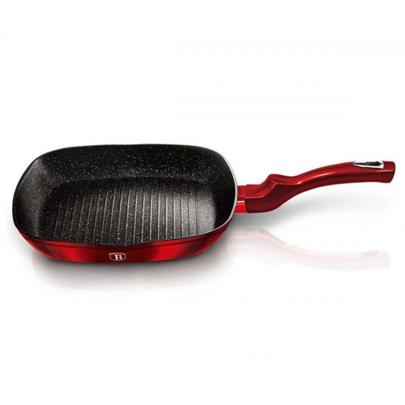 Akmens Masės Grill Keptuvė BERLINGERHAUS 28cm-Grill keptuvės BerlingerHaus-Keptuvės BerlingerHaus-internetu-gera-kaina
