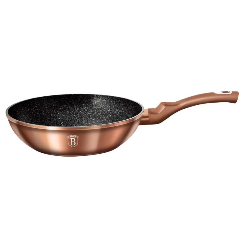 Akmens Masės WOK Keptuvė BERLINGERHAUS Ø28cm-Wok keptuvės BerlingerHaus-Keptuvės BerlingerHaus-internetu-gera-kaina