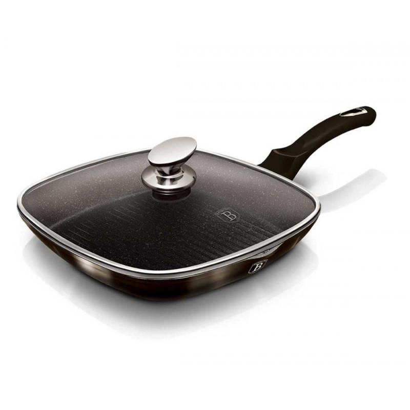 Akmens Masės Grill Keptuvė BERLINGERHAUS 28cm-Grill keptuvės BerlingerHaus-Keptuvės BerlingerHaus-internetu-gera-kaina