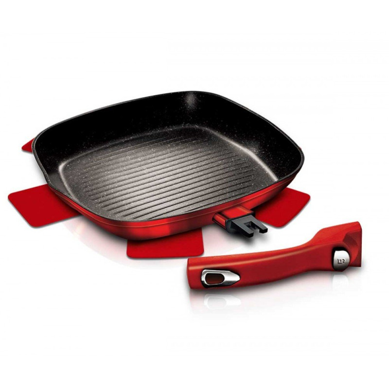 Akmens Masės Grill Keptuvė BERLINGERHAUS 28cm-Grill keptuvės BerlingerHaus-Keptuvės BerlingerHaus-internetu-gera-kaina
