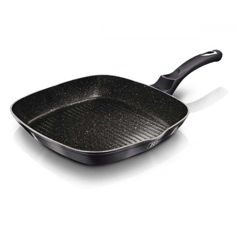 Akmens Masės Grill Keptuvė BERLINGERHAUS 28cm-Grill keptuvės BerlingerHaus-Keptuvės BerlingerHaus-internetu-gera-kaina