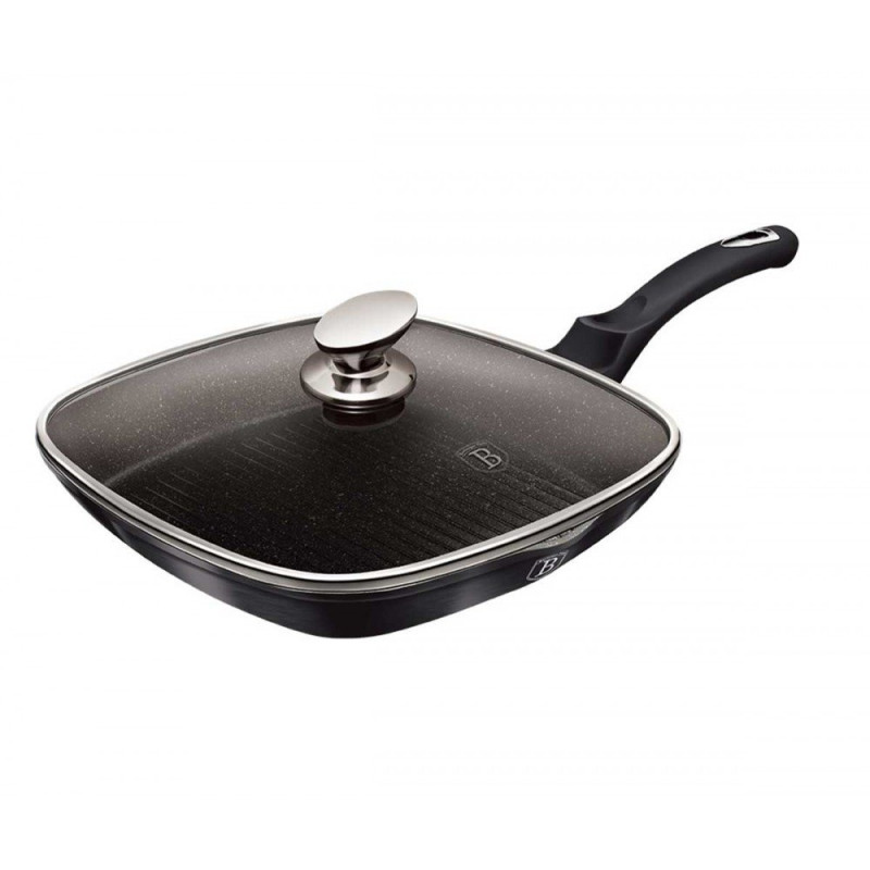 Akmens Masės Grill Keptuvė BERLINGERHAUS 28cm-Grill keptuvės BerlingerHaus-Keptuvės BerlingerHaus-internetu-gera-kaina