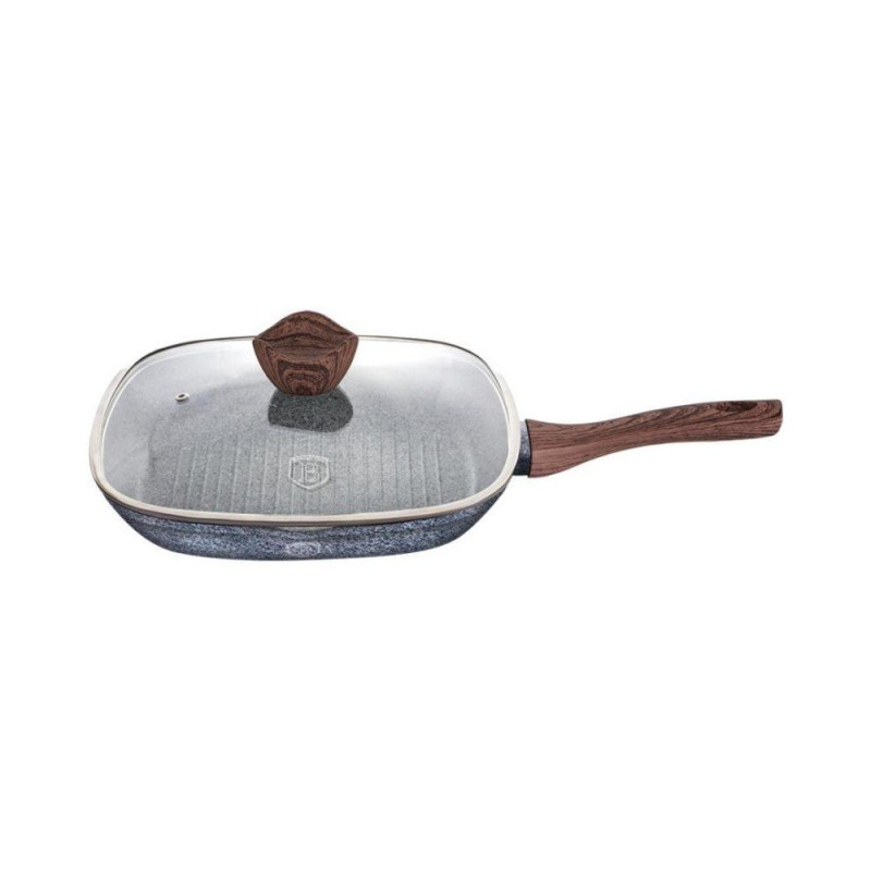 Akmens Masės Grill Keptuvė BERLINGERHAUS 28cm-Grill keptuvės BerlingerHaus-Keptuvės BerlingerHaus-internetu-gera-kaina