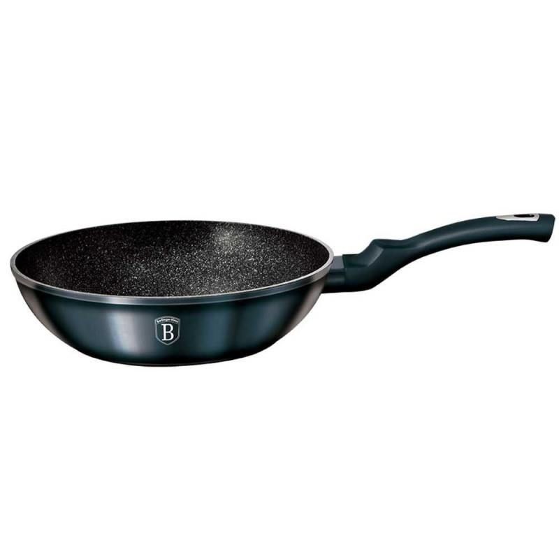 Akmens Masės WOK Keptuvė BERLINGERHAUS Ø28cm-Wok keptuvės BerlingerHaus-Keptuvės BerlingerHaus-internetu-gera-kaina