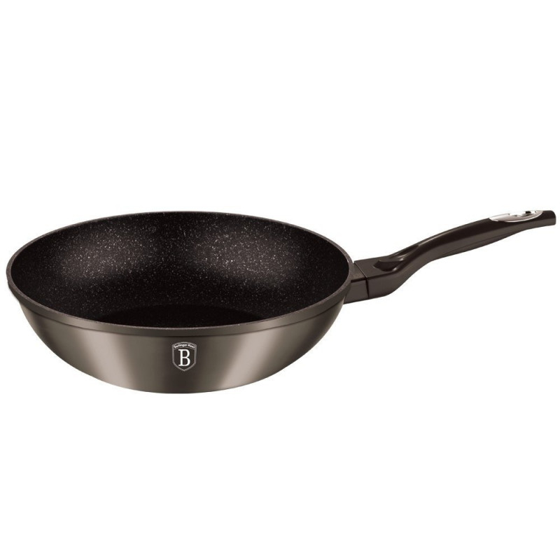 Akmens Masės WOK Keptuvė BERLINGERHAUS Ø28cm-Wok keptuvės BerlingerHaus-Keptuvės BerlingerHaus-internetu-gera-kaina